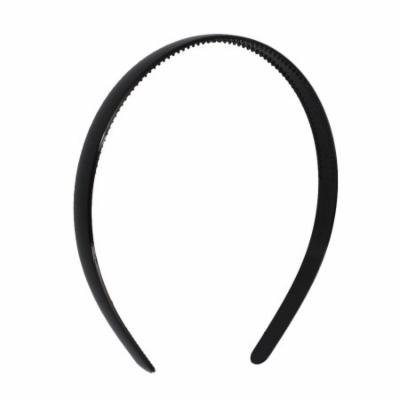 Lady Black Hairstyle DIY Ornament Plastic Headband Hair Hoop 1.2cm Width