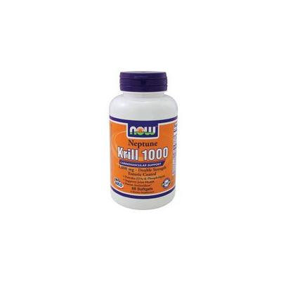 Now Foods Neptune Krill Oil, 60 Softgels 1000 mg (Pack of 4)