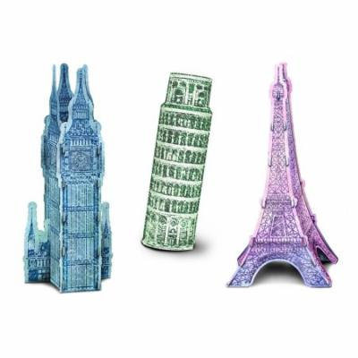 ARCHITECTURAL LANDMARKS EMBOSSED PAPER