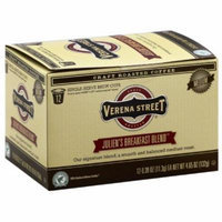 Verena Street Julien's Breakfast Blend Medium Single-Serve Brew Coffee Cups, 4.65 oz, (Pack of 6)