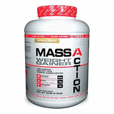 Reaction Nutrition Recor Mass Action Weight Gainer, Vanilla Bean, 6 Pound