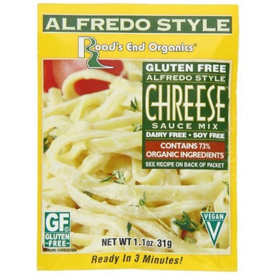 Road's End Organics Gluten Free Alfredo Chreese Mix, 1.1-Ounce Pouches (Pack of 12)