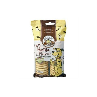 Exclusively Pet Sandwich Crme Dog Treats Vanilla 8 Ounce 02500