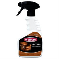 Weiman Leather Cleaner & Polish, Spray, 12 oz