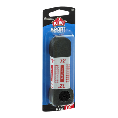 Kiwi Sport Laces Flat Black 72