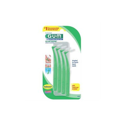G-U-M Go-Betweens Angle Cleaners for Tight Teeth, 874R, 4 ea