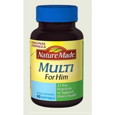 Nature Made Multi for Him Vitamin & Mineral Softgels, 60 ct