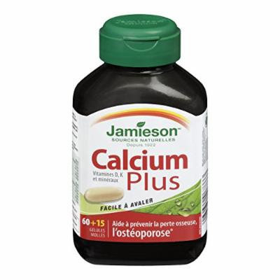 Jamieson Calcium Plus Bonus, 60+15 Softgels
