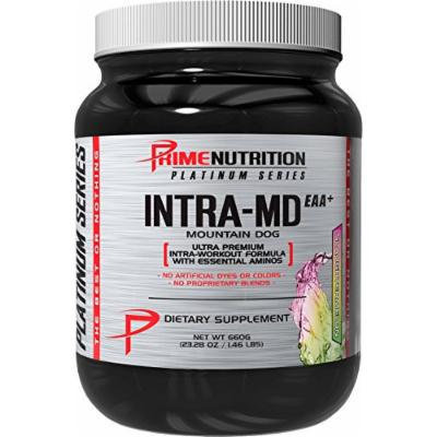 Intra-MD EAA+ , Prime Nutrition , No-Carb Peri-Workout Formula , Formulated By John Meadows , 23.28 oz , 30 Servings (Slaughtermelon)