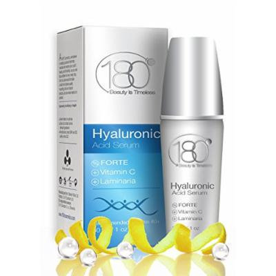 180 Cosmetics - Hyaluronic Acid Serum with Vitamin C Forte - Super Strong Hyaluronic Acid For Anti Aging Skin Care - Best Firming Serum - Anti Aging Moisturizer - Anti Wrinkle Serum 1oz