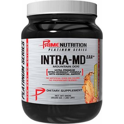 Intra-MD EAA+ , Prime Nutrition , No-Carb Peri-Workout Formula , Formulated By John Meadows , 23.28 oz , 30 Servings (Orange Carnage)