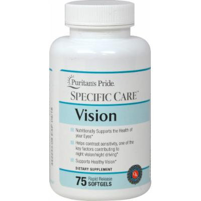 Puritan's Pride Specific Care Vision-75 Softgels
