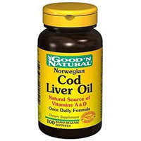 Good 'N Natural - Norwegian Cod Liver Oil - 100 Softgels