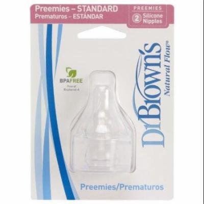 Dr. Brown's Standard Bottle Preemie Nipple, 8 Count