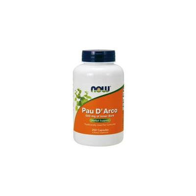 Now Foods Pau D' Arco, 250 Caps 500 mg (Pack of 2)
