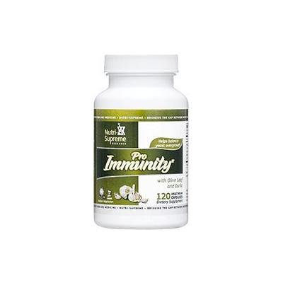 Nutri-Supreme Research Pro Immunity with Olive Leaf and Garlic - 120 Vegetarian Capsules