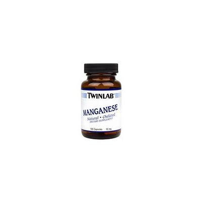 Twinlab Manganese, 100 Caps 10 MG (Pack of 2)