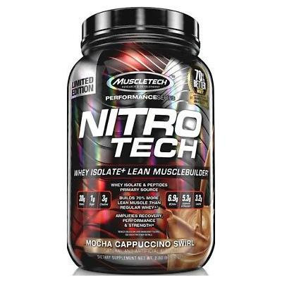 Nitro-Tech, Performance Series, By MuscleTech, Mocha Cappuccino Swirl, 2lb,