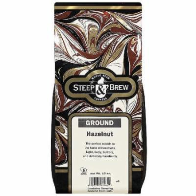 Steep & Brew Hazelnut Ground Coffee, 12 oz