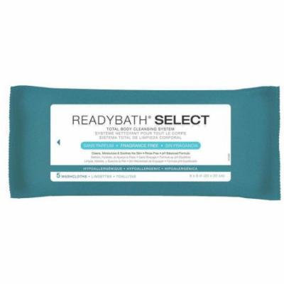 Medline ReadyBath Select Body Cleansing Cloths, Unscented, Case of 150