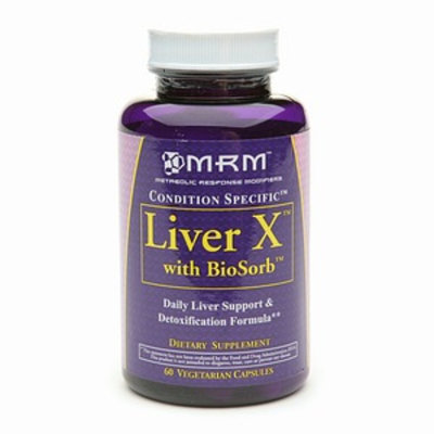 MRM Liver X with BioSorb Daily Liver Support & Detoxification Formula Capsules