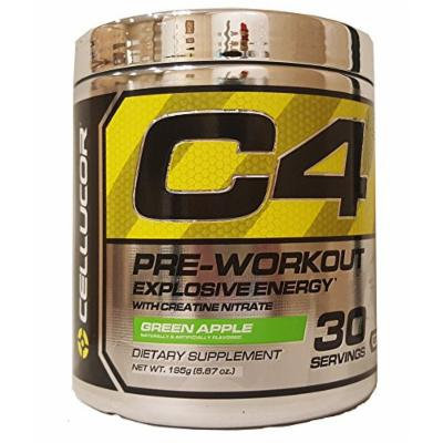 Cellucor 30 Servings C4 Pre-Workout Supplement for Men and Women, Green Apple, 6.87 Ounce
