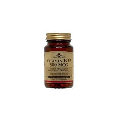 Solgar Vitamin B12, 250 V Caps 500 mcg (Pack of 2)