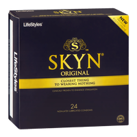 LifeStyles Skyn Original Non-Latex Lubricated Condoms - 24 CT
