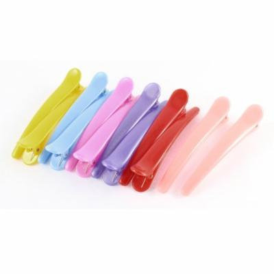 Ladies Hairstyle Ornament Plastic Alligator Hair Clips Assorted Color 12 Pcs