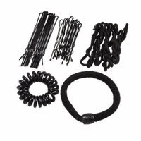 Hair Band Tie Ponytail Holder Bobby Pins Hairpins Hairs Styling Set