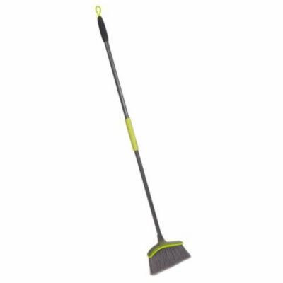 Casabella Wayclean Wide Angle Broom, Taupe and Green