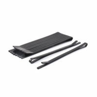 Lady DIY Hairdressing Metal Bobby Single Prong Barrette Hair Clips Black 10pcs