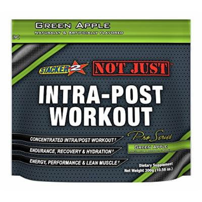 Stacker 2 Not Just Intra-Post Workout Pro-Series Energy Pouch, Green Apple, 300 Gram