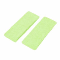 2 Pcs Green Bathing Elastic Fabric Spa Headband Hair Band for Women