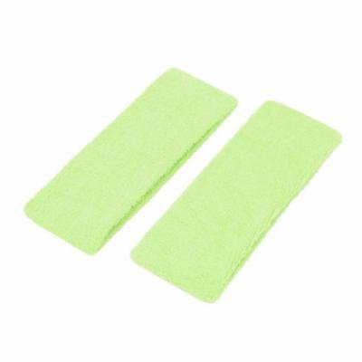 2 Pcs Green Bathing Elastic Fabric Spa Headband Hair Band for Women
