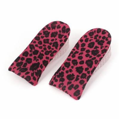 Tasharina Women's Detachable 2 Layers Shoes Increase Silicone Insoles Pads Pair Red
