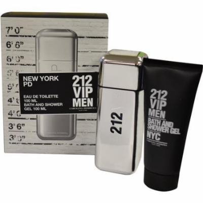 212 Vip Set-Edt Spray 3.4 Oz & Shower Gel 3.4 Oz By Carolina Herrera