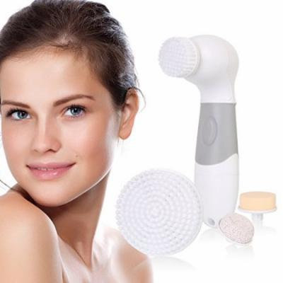 Ivation Waterproof 5 in 1 Body and Facial Rotary Brush Skin Cleansing System