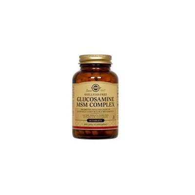 Solgar Glucosamine MSM Complex (Shellfish-Free) Tablets, 120 Tabs (Pack of 2)