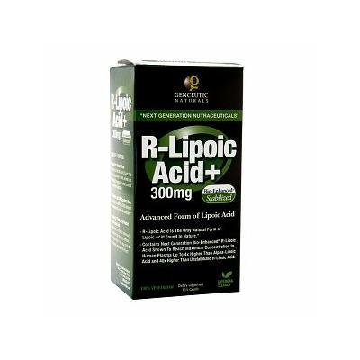 Genceutic Naturals R-Lipoic Acid, Veggi Caps 60 ea