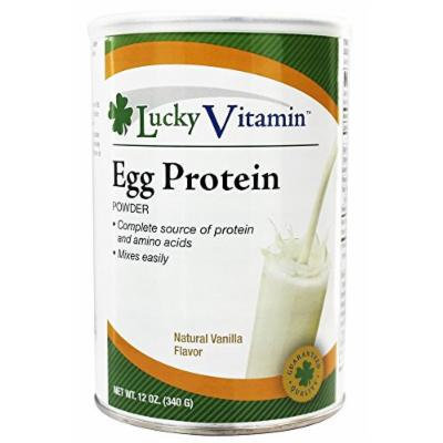 LuckyVitamin - Egg Protein Powder Natural Vanilla Flavor - 12 oz.