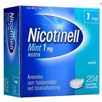 Nicotinell 1 MG Nicotine Smoking Cessation Lozenges - 204 Pieces - Mint Flavor