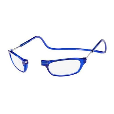CliC Adjustable Front Connect Reader, 2.50 Strength, Blue Frame