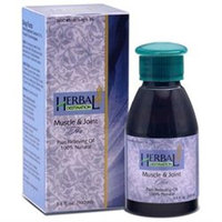 Muscle & Joint Hrx Topical Pain Relieving Oil, 3.4 oz, Herbal Destination