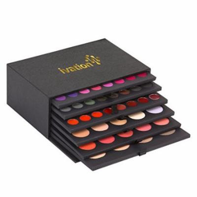 Ivation Professional 6 Layer, Blush, Lipgloss, Eyeshadow Makeup Cosmetic Kit