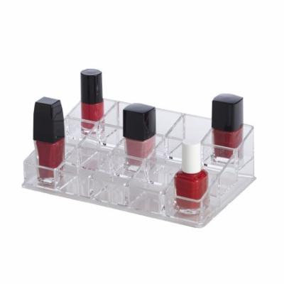 Clearly Chic 15 Compartment Nail Polish Organizer