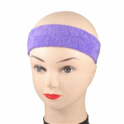Women Hairstyle DIY Purple Stretchy Headband Hair Band 2 Pcs