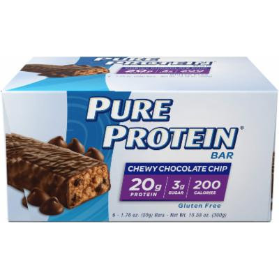 Pure Protein Pure Protein Chewy Chocolate Chip-6 Bars