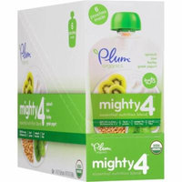 Plum Organics Tots Mighty 4 Spinach, Kiwi, Barley & Greek Yogurt Essential Nutrition Blend, 4 oz, 6 count