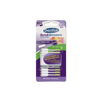 DenTek Scrub Betweens Dental Picks, 40 ea